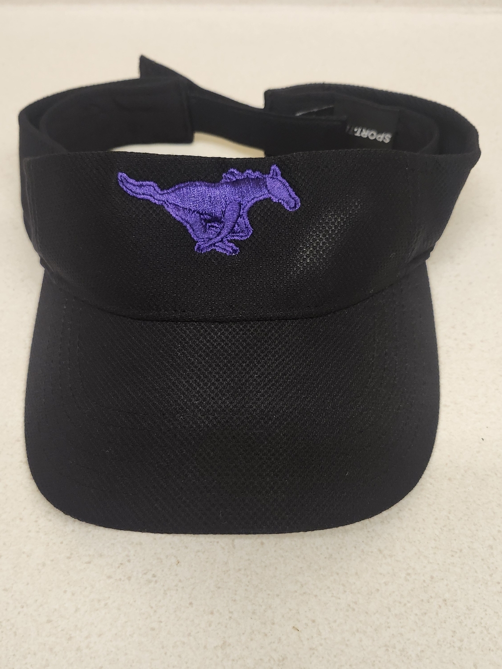 Ford Men's Black & Purple Logo Visor Like New